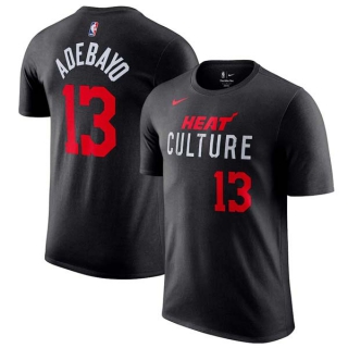 Men's Miami Heat Bam Adebayo Nike Black 2023-24 City Edition T-Shirt