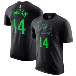 Men's New Orleans Pelicans Brandon Ingram Nike Black 2023-24 City Edition T-Shirt
