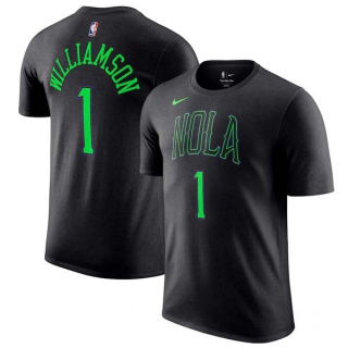 Men's New Orleans Pelicans Zion Williamson Nike Black 2023-24 City Edition T-Shirt