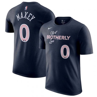 Men's Philadelphia 76ers Tyrese Maxey Nike Navy 2023-24 City Edition T-Shirt