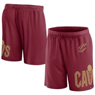 Men's NBA Cleveland Cavaliers Fanatics Branded Wine Printed Shorts