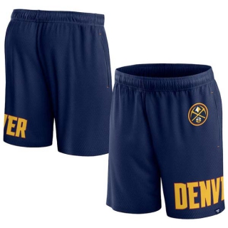 Men's NBA Denver Nuggets Fanatics Branded Navy Printed Shorts