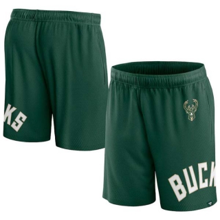 Men's NBA Milwaukee Bucks Fanatics Branded Green Printed Shorts