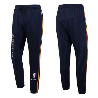 Men's NBA New Orleans Pelicans Nike Navy 75th Anniversary Showtime Performance Pants