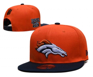 NFL Denver Broncos New Era Orange Navy AFC West 9FIFTY Snapback Hat 6017