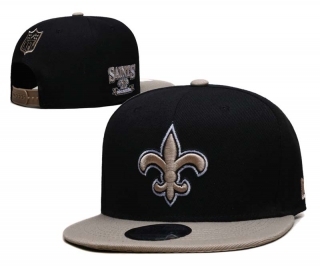 NFL New Orleans Saints New Era Black Vegas Gold NFC South 9FIFTY Snapback Hat 6036