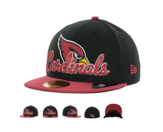NFL Arizona Cardinals New Era Black Cardinal 59FIFTY Fitted Hat 1003