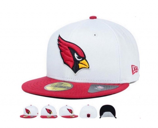 NFL Arizona Cardinals New Era White Cardinal 59FIFTY Fitted Hat 1008
