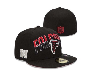 NFL Atlanta Falcons New Era Black 59FIFTY Fitted Hat 1002