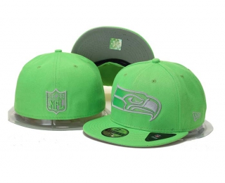 NFL Seattle Seahawks New Era Neon Green 59FIFTY Fitted Hat 1007