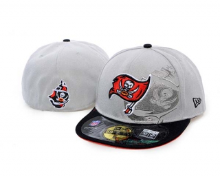 NFL Tampa Bay Buccaneers New Era Gray Black 59FIFTY Fitted Hat 1002