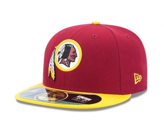 NFL Washington Redskins New Era Burgundy Gold 59FIFTY Fitted Hat 1001
