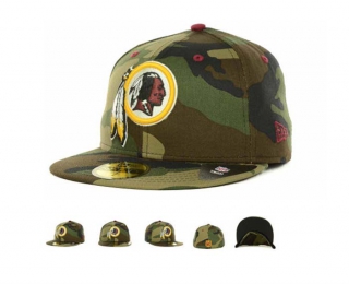 NFL Washington Redskins New Era Camo 59FIFTY Fitted Hat 1002