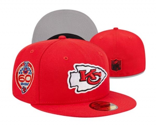 NFL Kansas City Chiefs New Era Red 60th Anniversary 59FIFTY Fitted Hat 3002