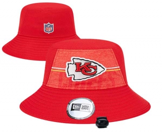 NFL Kansas City Chiefs New Era Red 2023 NFL Training Camp Stretch Bucket Hat 3004