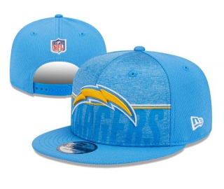 NFL Los Angeles Chargers New Era Light Blue 2023 NFL Training Camp 9FIFTY Snapback Hat 3022