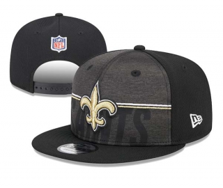 NFL New Orleans Saints New Era Black 2023 NFL Training Camp 9FIFTY Snapback Hat 3041