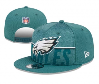 NFL Philadelphia Eagles New Era Midnight Green 2023 NFL Training Camp 9FIFTY Snapback Hat 3035