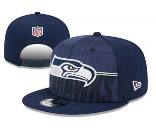 NFL Seattle Seahawks New Era Navy 2023 NFL Training Camp 9FIFTY Snapback Hat 3037