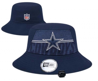 NFL Dallas Cowboys New Era Navy 2023 NFL Training Camp Stretch Bucket Hat 3012