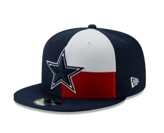 NFL Dallas Cowboys New Era Navy Red 9FIFTY Snapback Hat 2034