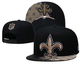 NFL New Orleans Saints New Era Black Gold 9FIFTY Snapback Hat 6041
