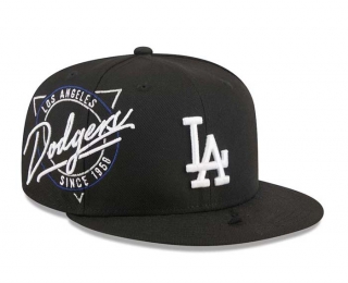 MLB Los Angeles Angels New Era Black Neon 9FIFTY Snapback Hat 2267