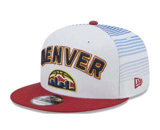 NBA Denver Nuggets New Era White Red 2022 City Edition 9FIFTY Snapback Hat 2007