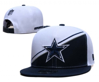 NFL Dallas Cowboys New Era 2023 Sideline White Navy 9FIFTY Snapback Hat 6104