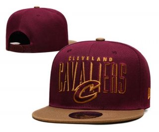 NBA Cleveland Cavaliers New Era Sport Night Wine Gold 9FIFTY Snapback Hat 6062