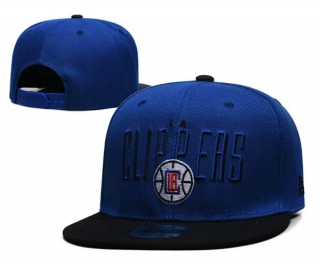 NBA Los Angeles Clippers New Era Sport Night Royal Black 9FIFTY Snapback Hat 6004