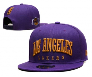 NBA Los Angeles Lakers New Era Sport Night Wordmark Purple 9FIFTY Snapback Hat 6043