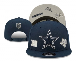 NFL Dallas Cowboys New Era Navy NFC Identity 9FIFTY Snapback Hat 3092