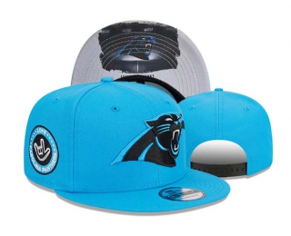 NFL Carolina Panthers New Era Blue The NFL ASL Collection by Love Sign Side Patch 9FIFTY Snapback Hat 3003