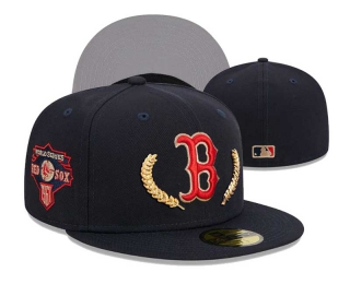MLB Boston Red Sox New Era Navy Gold Leaf 1967 World Series 59FIFTY Fitted Hat 3003