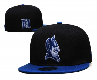NCAA Duke Blue Devils New Era Black Royal 9FIFTY Snapback Hat 6003
