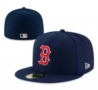Wholesale MLB Boston Red Sox New Era Navy 59FIFTY Fitted Hat 0509
