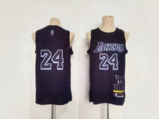 Men's NBA Los Angeles Lakers #24 Kobe Bryant Black MVP Edition Stitched Basketball Jersey