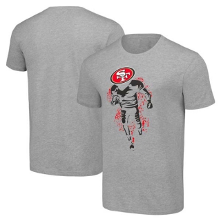 Men's NFL San Francisco 49ers Gray Starter Logo Graphic T-Shirt
