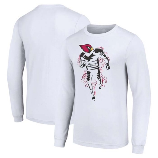 Men's NFL Arizona Cardinals White Starter Logo Graphic Long Sleeves T-Shirt
