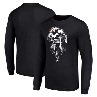 Men's NFL Denver Broncos Black Starter Logo Graphic Long Sleeves T-Shirt