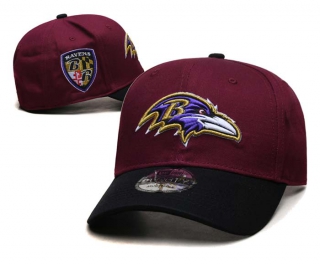 NFL Baltimore Ravens New Era Purple Black 2Tone 9FORTY Adjustable Hat 2003