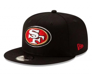 NFL San Francisco 49ers New Era Black 9FIFTY Snapback Hat 2015