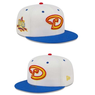MLB Arizona Diamondbacks New Era White Royal 10th Anniversary Cherry Lolli 9FIFTY Snapback Hat 2021