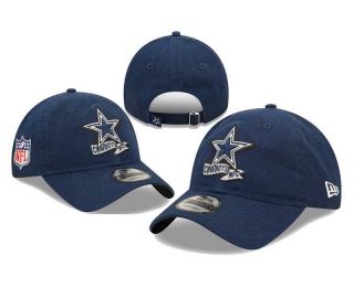 NFL Dallas Cowboys New Era Navy 2022 Sideline Low Profile 9TWENTY Adjustable Hat 8005