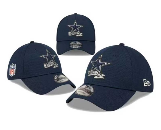 NFL Dallas Cowboys New Era Navy 2022 Sideline Low Profile 9TWENTY Snapback Hat 8006