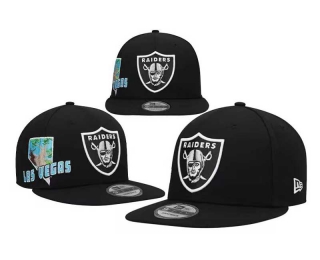 NFL Las Vegas Raiders New Era Black Stateview 9FIFTY Snapback Hat 8005