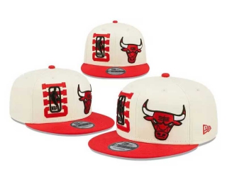 NBA Chicago Bulls New Era Cream Red 2022 NBA Draft 9FIFTY Snapback Hat 8064