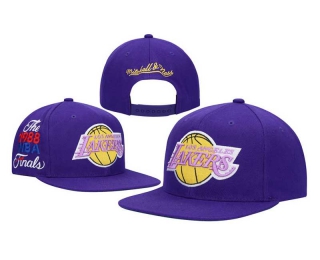 NBA Los Angeles Lakers Mitchell & Ness Purple 1988 NBA Finals Snapback Hat 8063