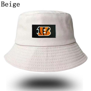 Unisex NFL Cincinnati Bengals New Era Buket Hat Beige 9001